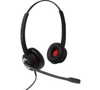 plusonic 6337-10.2P_BBB téléphone Micro-casque supra-auriculaire filaire Stereo noir