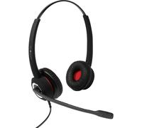 plusonic 6337-10.2P Micro-casque supra-auriculaire filaire Stereo noir téléphone