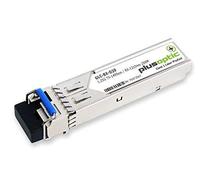 Plusoptic Module émetteur-récepteur BiDi SFP compatible Cisco 1,25 Gbps TX-1490 nm/RX-1310 nm 20 km