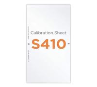 Plustek Feuille de contrôle d'étalonnage - pour scanner Mobile Office S410 Plus uniquement