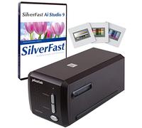 Plustek OpticFilm 8300i Ai Scanner de film - Convertit le film 35 mm et diapositive en numérique, offre groupée SilverFast Ai Studio 9 + QuickScan Plus, comprend une cible d'étalonnage avancée IT8 (3