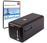 Plustek OpticFilm 8300i SE - Scanner de bandes et diapositives négatives de 35 mm avec augmentation de la vitesse de numérisation de 38 %, lot SilverFast SE Plus 9 + QuickScan Plus, compatible Mac et
