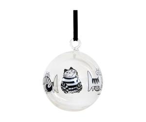 Pluto Design Boule de sapin chats Lisa Larson White-black