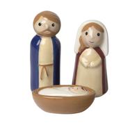 Pluto Design Crèche en céramique Crib family 3 pièces Jésus. Joseph et Marie