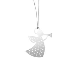 Pluto Design Décoration de Noël en métal Pluto ange trompette. argenté