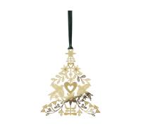 Pluto Design Décoration suspendue Folk Tree Or