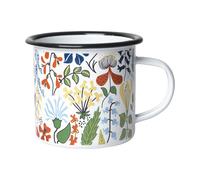 Pluto Design Mug en émail Herbarium Vit-multi