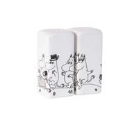 Pluto Design Salière et poivrier Famille Moomin Blanc