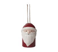 Pluto Design Suspension de sapin de Noël Père Noël Rouge-blanc