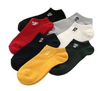 Pluto & Fox Chaussettes Basses Unisexe Pour Homme Et Femme Broderie Semaine Dans Anglais Lot De 7 Paires (M1, 35-40)