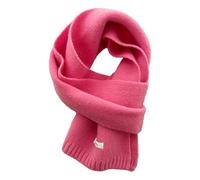 Pluto & Fox Écharpe En Laine Unisexe Pour Femme Et Homme Couleur Attrayante Design Basique Polyvalent Pour L'hiver (Rose, 155 * 20cm)