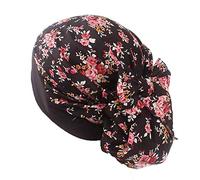 Pluto & Fox Turban pour La Tête De Femme De Tissu avec Dessin Chapeau De Bonnets pour Cancer Chimio Chimiothérapie Oncologique Nuit Perte De Cheveux (Conception 6, 1)