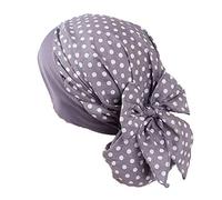 Pluto & Fox Turban pour La Tête De Femme De Tissu avec Dessin Chapeau De Bonnets pour Cancer Chimio Chimiothérapie Oncologique Nuit Perte De Cheveux (Conception 1, 1)