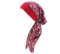 Pluto & Fox Turban pour La Tête De Femme De Tissu avec Dessin Chapeau De Bonnets pour Cancer Chimio Chimiothérapie Oncologique Nuit Perte De Cheveux (Conception 10, 1)