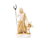 Pluto Hades Statue grecque Seigneur des Underworld Doré 15,7 cm