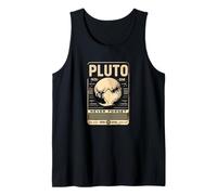 Pluto Never Forget Funny Astronomy Astrophysique Stargazing Débardeur