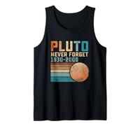 Pluto Never Forget Funny Astronomy Space Science Nerd Débardeur