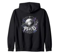 Pluto Never Forget Nain Planet Orbit Space Sky Sweat à Capuche