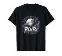Pluto Never Forget Nain Planet Orbit Space Sky T-Shirt