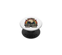 Pluton Never Forget 1930-2006 - Graphique d'astronomie rétro PopSockets PopGrip Adhésif