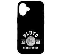 Pluton n'oublie jamais 1930-2006 : Funny Planet Science Coque pour iPhone 16