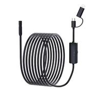 Pluuttiem 8 Mamm de 8 mm Caméra D'Endoscope 2 en 1 Mini- D'Inspection Caméra IP67 Pipeline Imperméable Borescope