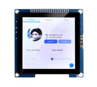 Pluuttiem Carte de Développement ESP32 S3 4 Pouces Écran Intelligent 480x480 LVGL WiFi et Bluetooth Écran Graphique LCD avec Écran Tactile