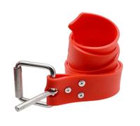 Pluuttiem Ceinture de Plongée Réglable en Plomb de 1, avec Bloc de Plomb Réglable, Accessoire de Plongée Supportant la Charge, Rouge.