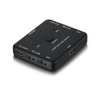 Pluuttiem Commutateur KVM 4K Compatible, RéPartiteur, Hub USB, Adaptateur de Transfert, Chargeur de TéLéPhone, Station d'accueil pour PC