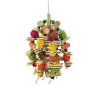 Pluuttiem de pour perroquet - Amusant à mâcher pour perruches, calopsittes et perroquets de taille moyenne, épis de maïs qui entraînent le bec
