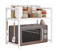 Pluuttiem Étagère de Rangement de Cuisine Multicouche pour Micro-Ondes, Réglable, sur Pied, pour Condiments, pour Four, Accessoire de Cuisine B