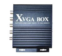 Pluuttiem GBS-8219 Convertisseur Vidéo Industriel XVGA Box RGB vers VGA Convertisseur Vidéo RGBS vers VGA pour Industriel, Shopping, Prise UE