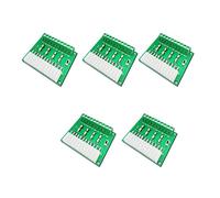 Pluuttiem Lot de 5 adaptateurs d'alimentation ATX pour ordinateur de bureau ATX Power Take Power Board Module de câblage