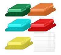 Pluuttiem Lot de 50 étiquettes pour dossiers suspendus avec 50 inserts, 5,1 cm pour dossiers suspendus, étiquettes A