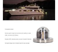 Pluuttiem Lumières d'ancrage Stern 12V DC de Qualité Marine pour Les Yachts et Les Pontons, LED Blanc, IP65 Imperméable, Visibilité 2NM