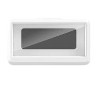 Pluuttiem Support Mural Étanche pour Téléphone Portable avec Écran Tactile pour Smartphone, Blanc