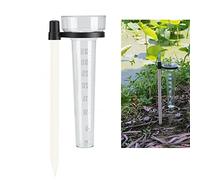 Pluviomètre 1 pièce jauge avec support tube de mesure de pluie jardin extérieur cour mesure pluie compteur d'eau
