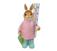 Pluviomètre De Jardin, Paysage, Ferme, Extérieur, Facile À Lire, Statue D'animal En Résine