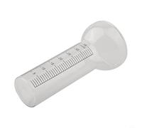 Pluviomètre de rechange en verre pour jauge de précipitation, tube en verre résistant aux intempéries de 35 mm avec échelle transparente, collecteur de pluie pour extérieur