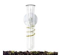 Pluviomètre d'extérieur | Récipient précis avec ventouse | Outils de mesure professionnels pour stockage de l'eau, pour jardin, pelouse, clôture, allée, paysage, appartement