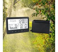 Inovalley Pluviomètre électronique SM110-PL complet sans fil écran rétroéclairé blanc