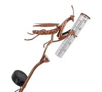 Pluviomètre en fer et énergie solaire pour mettre en évidence la forme distinctive de la figurine pour décoration de jardin avec lumière LED