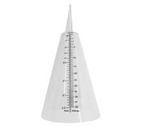 Pluviomètre Extérieur de Jardin, Cône Transparent, Plastique Réutilisable