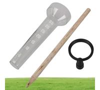 Pluviomètre extérieur | Pluviomètre - Jauge de pluie avec grande échelle de chiffres, outil de mesure de pluie pour jardin, terrasse, pelouse