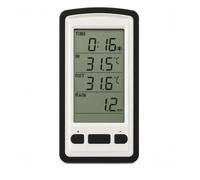 Pluviomètre extérieur, Pluviomètre Sans Fil Avec Station Météo Thermomètre