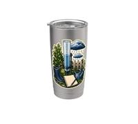 Pluviomètre Jardin Pluie Carnet Gobelet isotherme en acier inoxydable double paroi