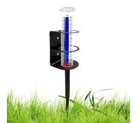 Pluviomètre pour Jardin Systeme de Mesure Fiable avec Support Metallique