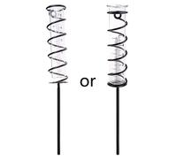Pluviomètre S Piral Gauge Tube de rechange en verre avec piquet Compteur d'eau Décoration Jardin Extérieur Outil de mesure de l'eau