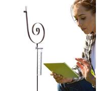 Pluviomètre sur Piquet De Jardin, Pluviomètre en Forme D'escargot en Métal - Pluviomètre Décoratif en Fer, Jolie Décoration De Cour pour Jardin, Balcon, Patio, Pelouse