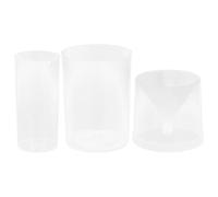 Pluviomètre Transparent Blanc en Plastique, Mesure Précise, Outil | Usage Jardin et Activités Extérieures, Lecture Simple, Design Polyvalent, Adapté aux Mesures Agricoles